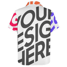 Charger l'image dans la galerie, Chemise manches courtes sans poche pour homme AY005 personnalisé avec photo texte prénom
