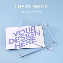 Charger l'image dans la galerie, Cadre Photo Magnétique Acrylique Cadre Transparent Double Face GY0903955 personnalisé avec photo logo texte motif