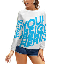 Charger l'image dans la galerie, RH Sweat-Shirts col rond raglan femme Personnalisé avec photo logo et texte (Image unique)