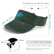 Charger l'image dans la galerie, Chapeau pare-soleil en jean de sport Unisexe personnalisé avec photo motif logo texte