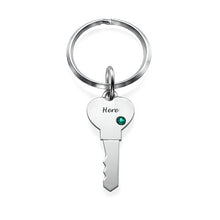 Charger l'image dans la galerie, Porte-clés pour couple K0001 personnalisé avec photo texte prénom