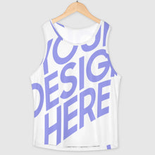 Charger l'image dans la galerie, Haut de sport sans manches pour femmes entraînement de yoga gymnastique course à pied SDS010 personnalisée avec texte motif logo photo (impression complète d'une image)