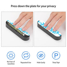 Charger l'image dans la galerie, Plaque de stationnement en plastique personnalisé avec image et texte