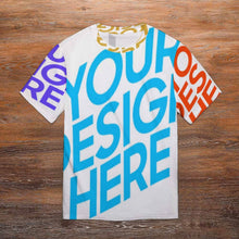 Charger l'image dans la galerie, T-shirt tee shirt homme NT impression complète personnalisé avec photo texte (conception multi-images)