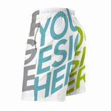 Charger l'image dans la galerie, Homme short de bain / maillot de bain / short de plage à séchage rapide avec cordon de serrage D1P personnalisée avec photo texte (Impression Complète Multi-Image)