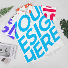 Charger l'image dans la galerie, Chemise manches courtes sans poche pour homme AY005 personnalisé avec photo texte prénom