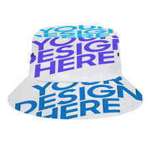 Charger l'image dans la galerie, Chapeau de pêcheur / chapeau bob homme femme chic tendance avec cinq images personnalisé avec photo logo texte motif