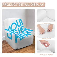 Charger l'image dans la galerie, Housse de fauteuil/canapé une palce impression personnalisé avec motif photo logo texte