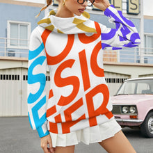 Charger l'image dans la galerie, Impression des multi-images sweat à capuche original Grande taille femme AKH personnalisé avec motif photo logo texte