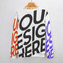 Charger l'image dans la galerie, Pull homme à col rond MY09 personnalisé avec photo et logo (impression des multi-images)