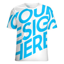 Charger l'image dans la galerie, T-shirt tee shirt NT pour homme impression complète personnalisé avec photo texte (conception une image)
