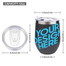 Charger l'image dans la galerie, Gobelet réutilisable en acier inoxydable personnalisé avec photo motif texte logo