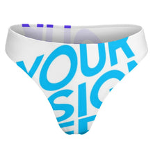 Charger l'image dans la galerie, NZ207 Maillot de bain string femme personnalisé avec photo et texte (conception multi-images)