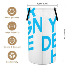Charger l'image dans la galerie, Panier à linge pliable grande capacité personnalisé avec photo texte prénom