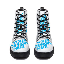 Charger l'image dans la galerie, Bottes / bottines / boots chaussures tendances modernes (deux chaussures peuvent être personnalisées différemment) personnalisés avec photo logo motif texte