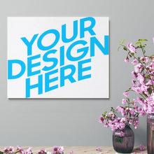 Charger l'image dans la galerie, Photo déco toile murale à suspendre personnalisée avec photo motif texte logo (Version horizontale )