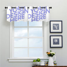 Charger l'image dans la galerie, Deux mêmes pièces décor rideau salon chambre occultant personnalisé avec photo logo texte motif