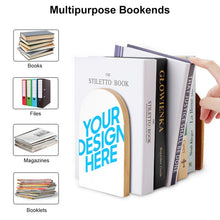 Charger l'image dans la galerie, Serre livre bois / Grands serre-livres 2 pcs BG1613026 personnalisé avec photo logo texte motif