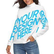 Charger l'image dans la galerie, Pull à col roulé pour femme MY01 personnalisez le design avec vos photos