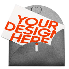 Charger l'image dans la galerie, Carte de voeux / Carte postale horizontale personnalisée avec photo texte logo motif