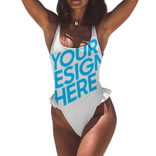 Charger l'image dans la galerie, Maillot de bain Bikini 1 pièce Bk2068 personnalisé femme avec photo logo et texte