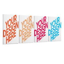 Charger l'image dans la galerie, Peinture suspendue Version verticale 1:2 GY0903487 Personnalisé (Quatre panneaux avec différentes conceptions d'image)