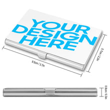 Charger l'image dans la galerie, Porte carte de visite original BG1601004 impression personnalisé avec photo logo motif texte