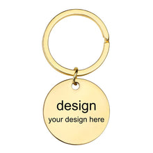 Charger l'image dans la galerie, Boucle clé en métal (5 formes au choix) porte-clés personnalisé avec texte prénom nombre