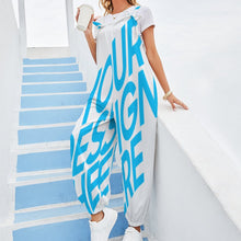 Charger l'image dans la galerie, Combinaison Jumpsuit Chic Femme imprimée RP personnalisée avec photo texte logo motif (impression d'image unique)