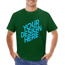 Charger l'image dans la galerie, T-shirt tee shirt à manches courtes coton homme grande taille imprimé sur le devant personnalisé avec photo logo motif texte