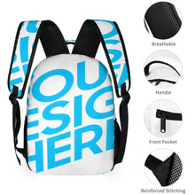 Charger l'image dans la galerie, Sacs à dos pour enfants garçons filles personnalisé avec photo prénom de haute qualité (conception une image)