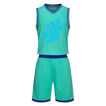 Charger l'image dans la galerie, Ensemble/Maillot basket Enfant vêtements sport FS0820001 impression personnalisé avec photo motif logo texte