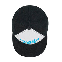 Charger l'image dans la galerie, Casquette/Chapeau de baseball en caoutchouc plié en jean noir FS0809010 impression personnalisé avec logo photo texte motif
