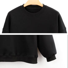 Charger l'image dans la galerie, Sweat / pull ample en peluche à manches bouffantes D85 Personnalisé