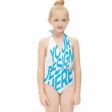 Charger l'image dans la galerie, Maillot de bain à bretelles mignon une pièce Fille enfant NT044 impression personnalisé avec logo photo motif texte
