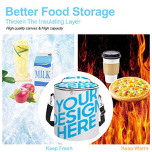 Charger l'image dans la galerie, Sac isotherme de camping A018 personnalisé avec prénom photo texte