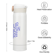 Charger l'image dans la galerie, Bouteille d'eau Chaude thermos / d'isolation en Acier Inoxydable (350ml) personnalisée avec photo logo motif texte