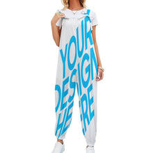 Charger l'image dans la galerie, Combinaison Jumpsuit Chic Femme imprimée RP personnalisée avec photo texte logo motif (impression d'image unique)