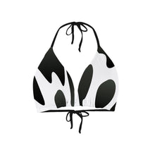 Charger l'image dans la galerie, Maillot de bain triangle deux pièces avec lacets femme SDS001 personnalisé avec motif photo logo texte