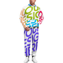 Charger l'image dans la galerie, Ensemble sweat-shirt A5TZ pour femme et homme personnalisée avec prénom motif texte (conception multi-images)