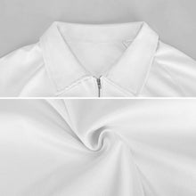 Charger l'image dans la galerie, Polo chemise fonctionnelle homme manches courtes sport ultra-léger avec zip LTPL20 personnalisé avec texte motif photo (conception multi-images)