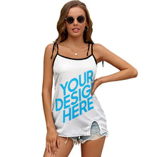 Charger l'image dans la galerie, Débardeur à bretelles Ample Fluide Femme NZ004 personnalisé avec motif logo photo texte