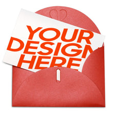 Charger l'image dans la galerie, Carte de voeux / Carte postale horizontale personnalisée avec photo texte logo motif