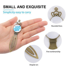 Charger l'image dans la galerie, Marque-page / signet rétro en métal (forme A) BG1613015 Personnalisé avec image et logo