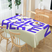 Charger l'image dans la galerie, Nappe en lin impression recto verso personnalisée avec texte motif photo