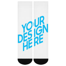 Charger l'image dans la galerie, Chaussettes longues hautes originales femme homme personnalisées avec photo motif texte