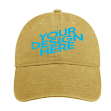 Charger l'image dans la galerie, Baseball casquettes chapeau de jean adulte personnalisé avec photo motif texte logo