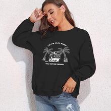 Charger l'image dans la galerie, Sweat ample à col rond et épaules tombantes pour  les femmes A-071 Personnalisé