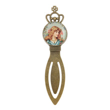 Charger l'image dans la galerie, Marque-page / signet rétro en métal (forme A) BG1613015 Personnalisé avec image et logo