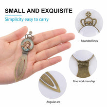 Charger l'image dans la galerie, Marque-page / signet rétro en métal (forme A) BG1613015 Personnalisé avec image et logo